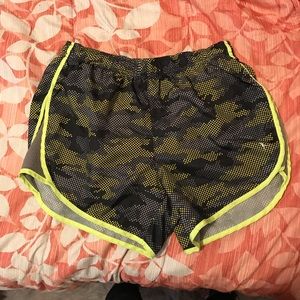 Camo athletic shorts